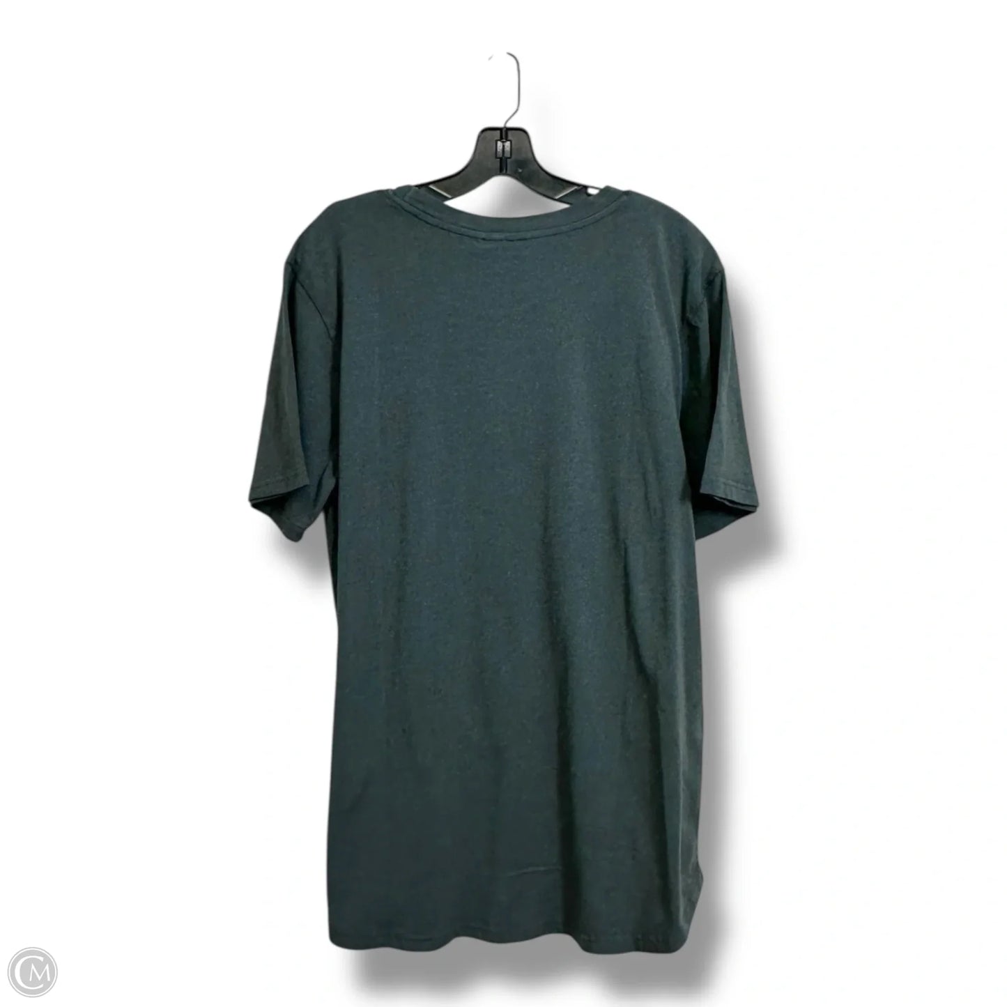 Top Short Sleeve By Mono B In Grey, Size: Xl