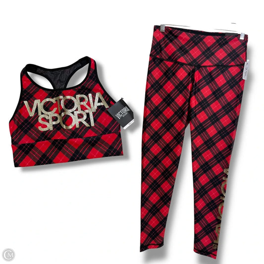 Pajama Pants By Victorias Secret In Plaid Pattern, Size: M