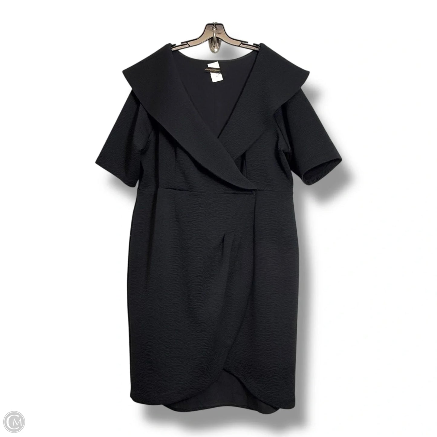 Dress Work By Christian Siriano In Black, Size: Xxl