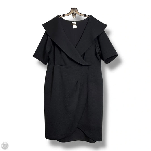 Dress Work By Christian Siriano In Black, Size: Xxl
