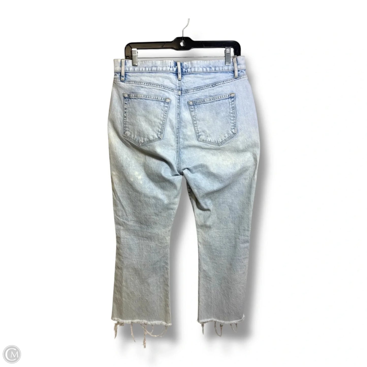 Jeans Cropped By Loft In Blue, Size: 8