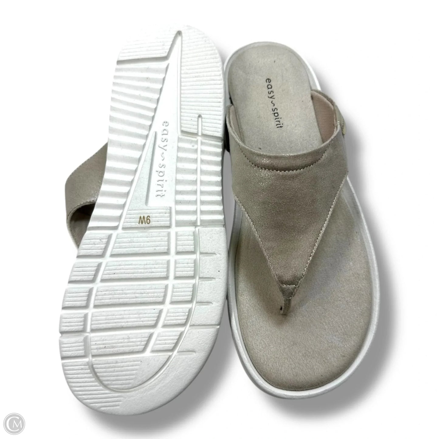 Sandals Flats By Easy Spirit In Tan, Size: 9