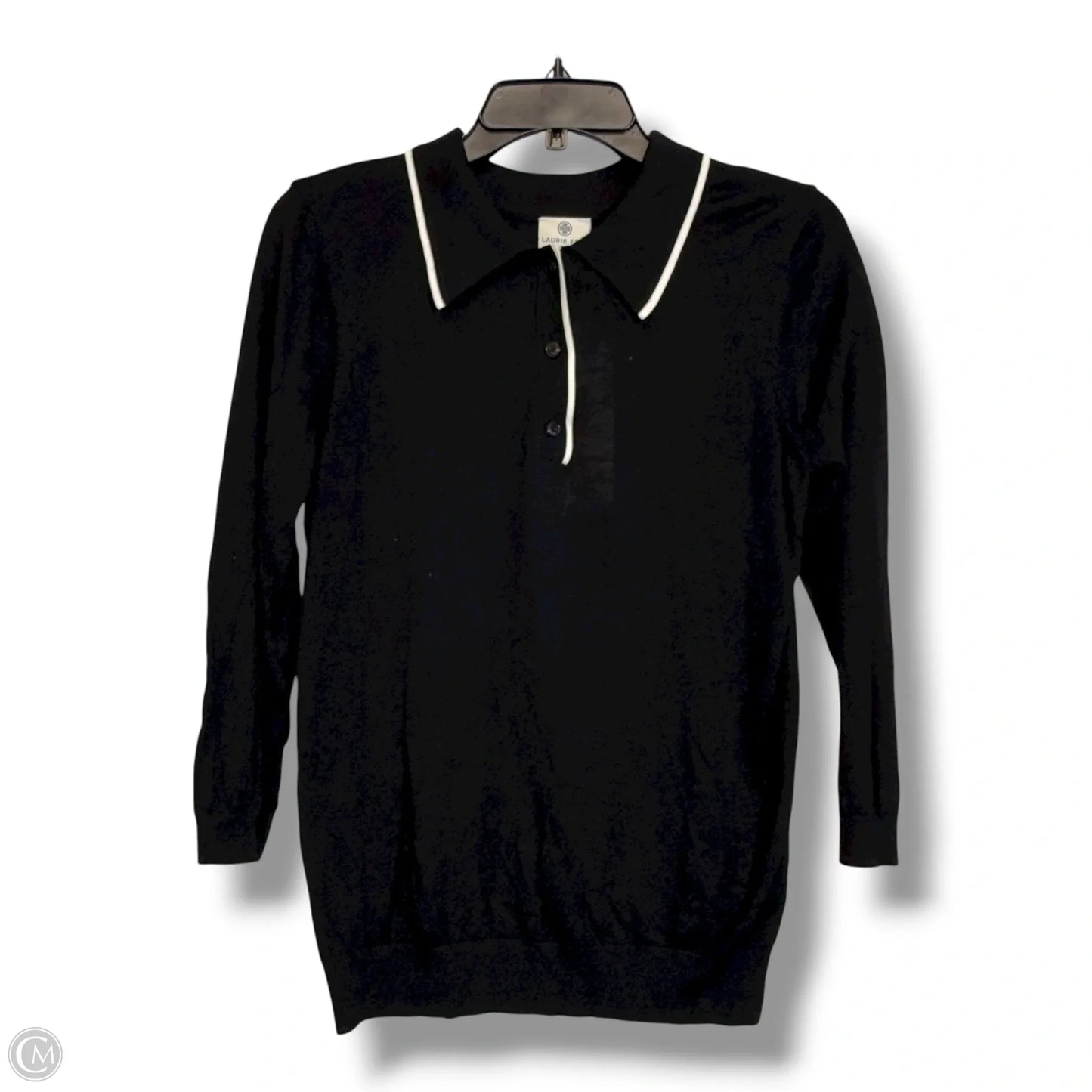 Top 3/4 Sleeve By Laurie Felt In Black, Size: Xs