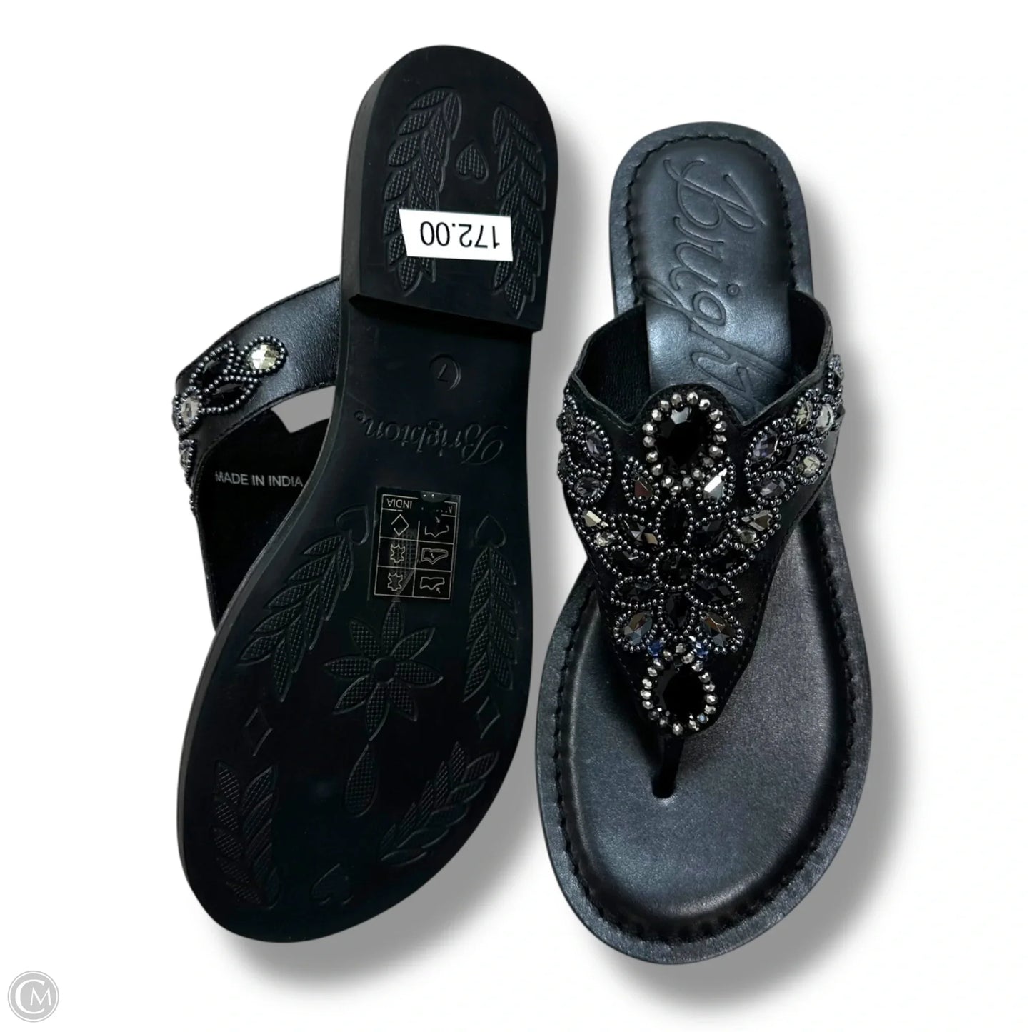 Sandals Flats By Brighton In Black, Size: 7