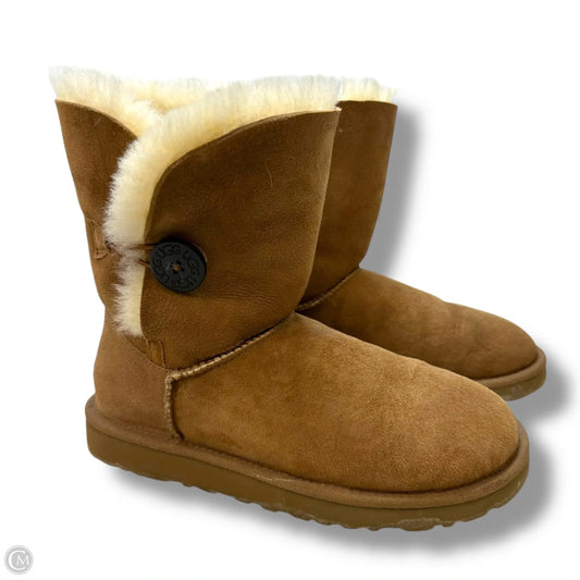 Boots Designer By Ugg In Tan, Size: 7