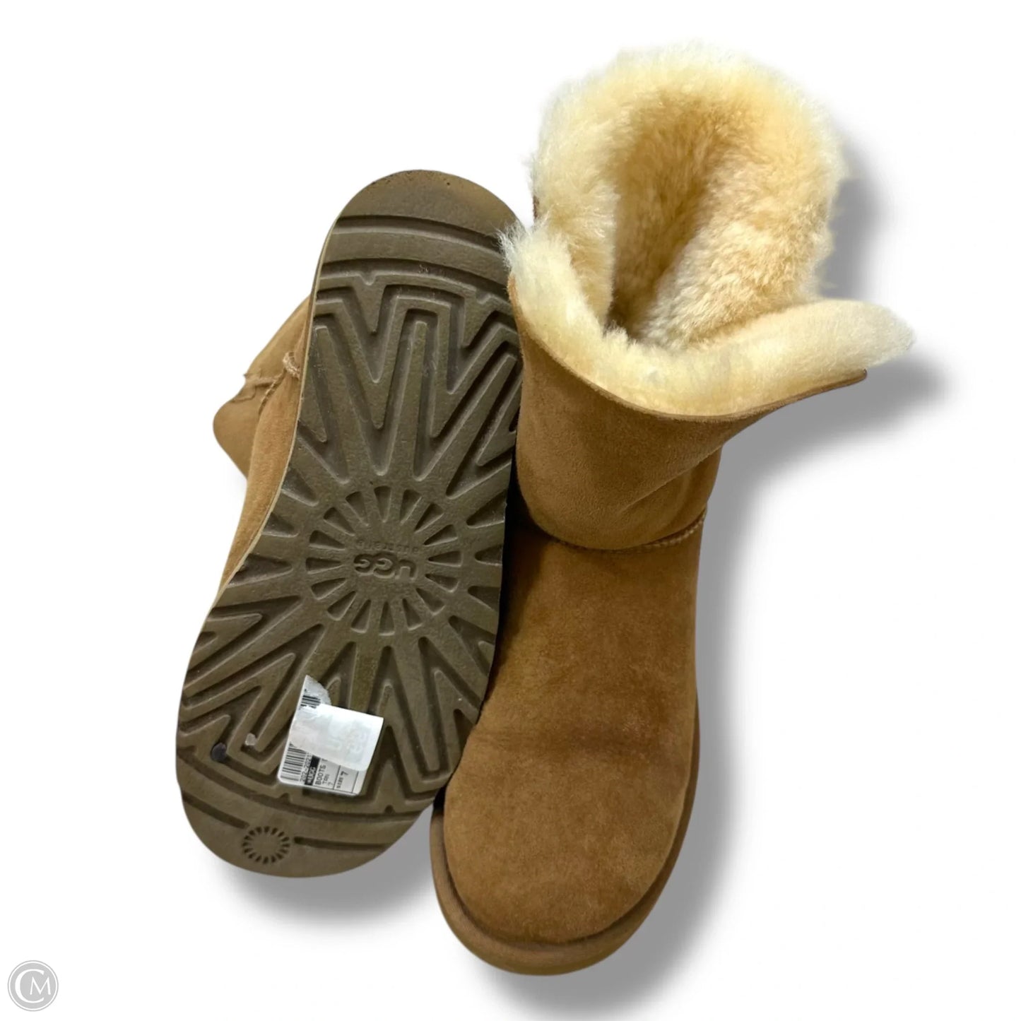 Boots Designer By Ugg In Tan, Size: 7