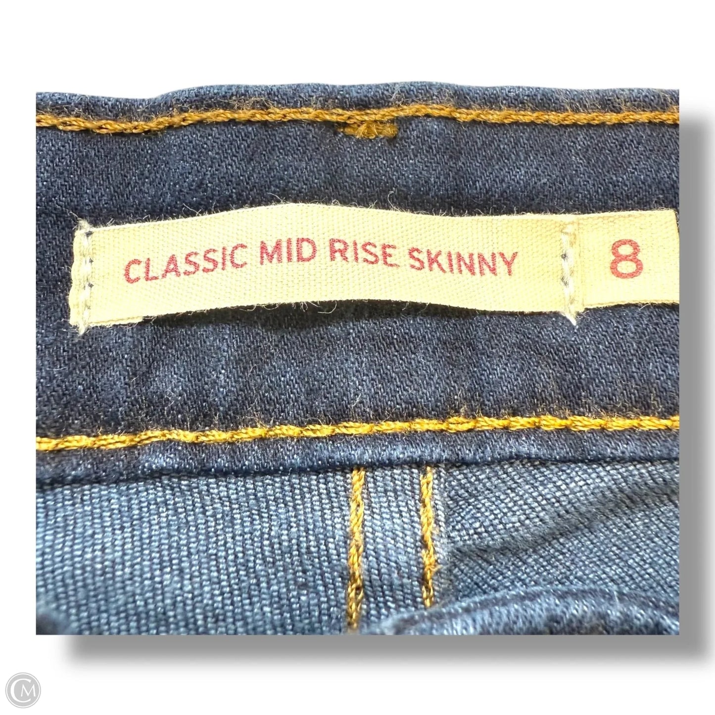 Jeans Skinny By Levis In Blue, Size: 8