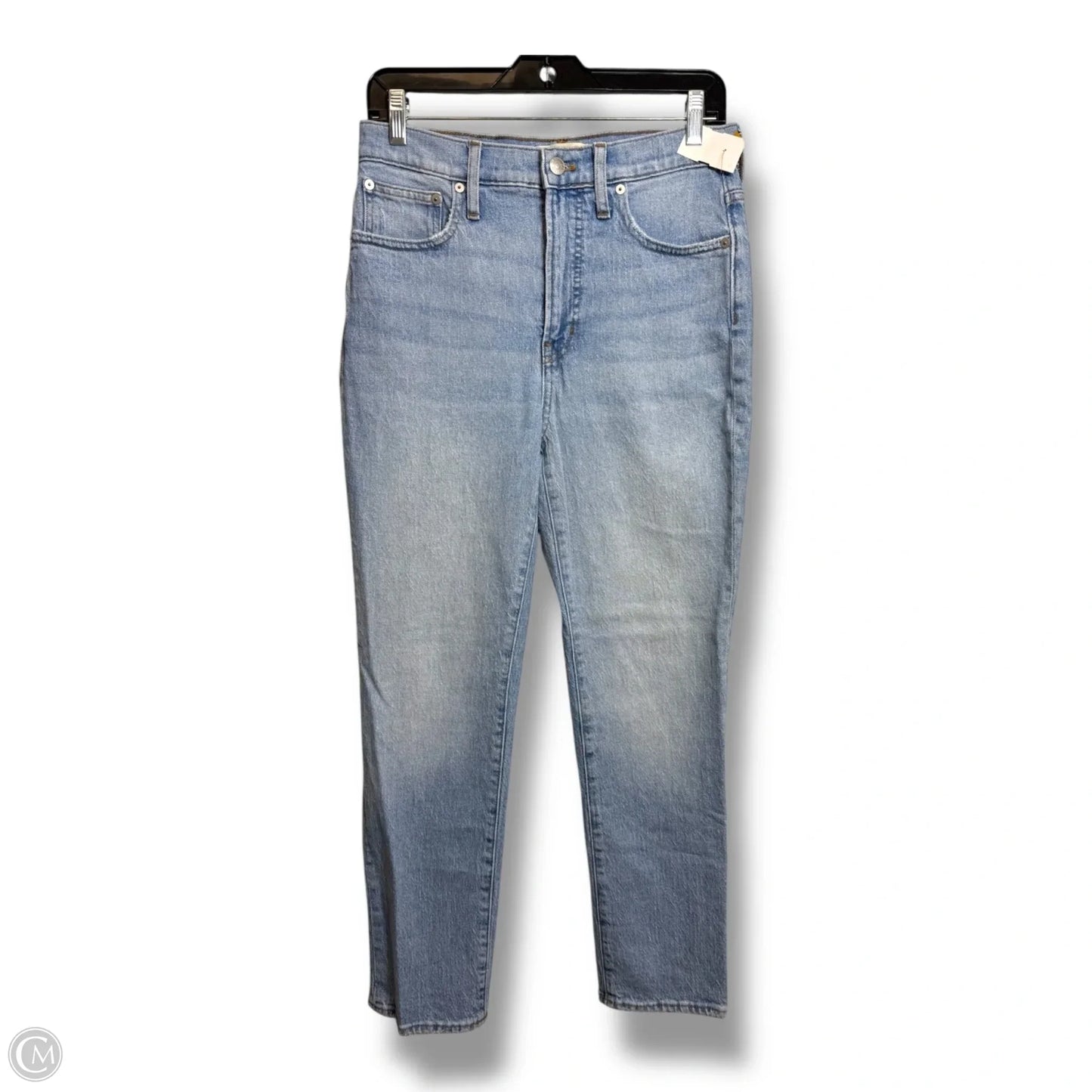 Jeans Straight By Madewell In Blue Denim, Size: 4