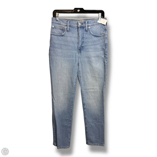 Jeans Straight By Madewell In Blue Denim, Size: 4