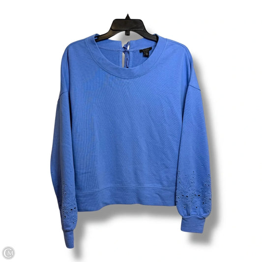 Top Long Sleeve By Halogen In Blue, Size: S