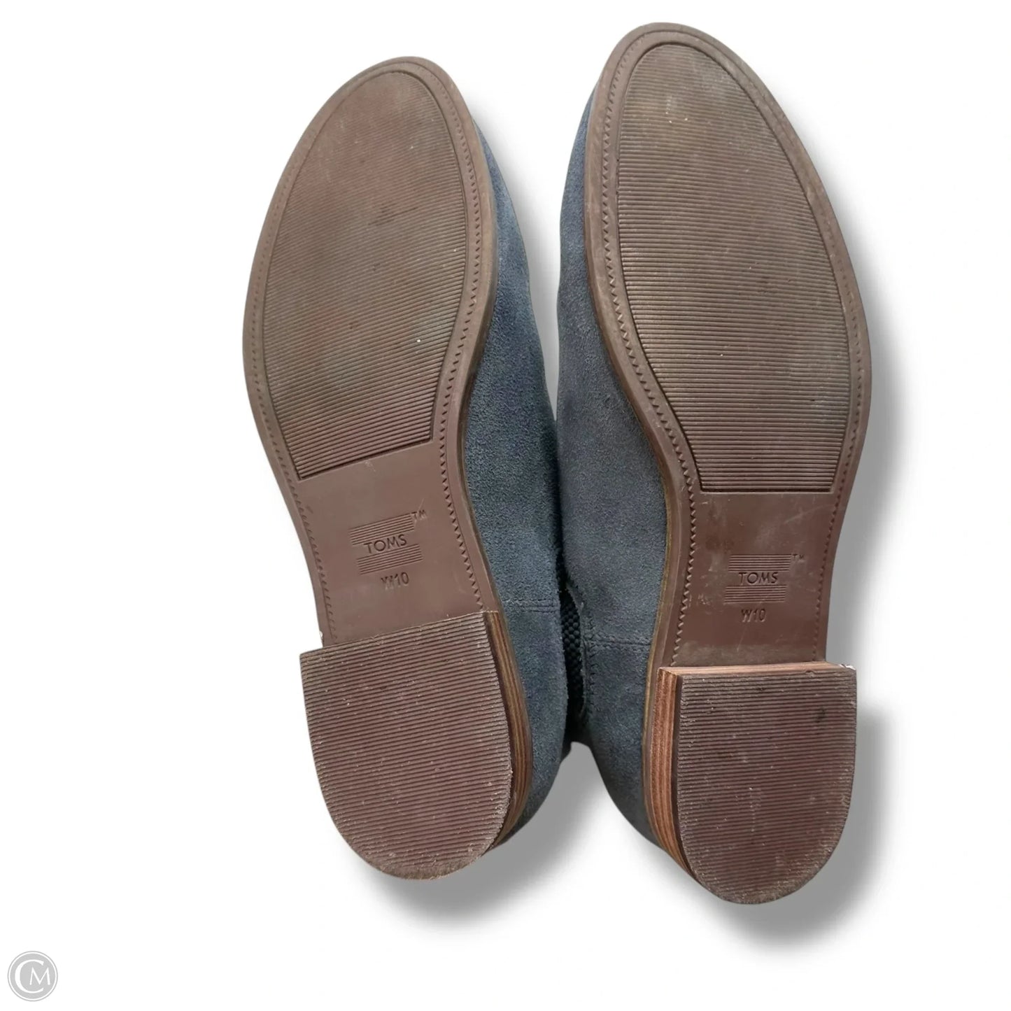 Boots Ankle Flats By Toms In Grey, Size: 10