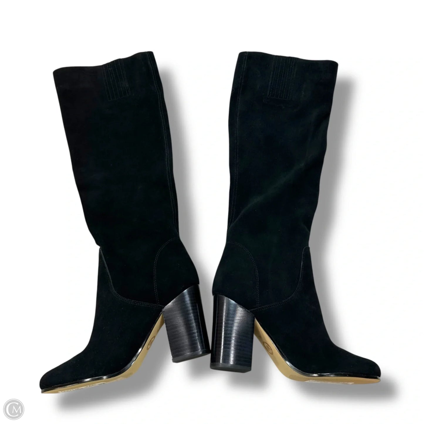 Boots Designer By Michael Kors In Black, Size: 7