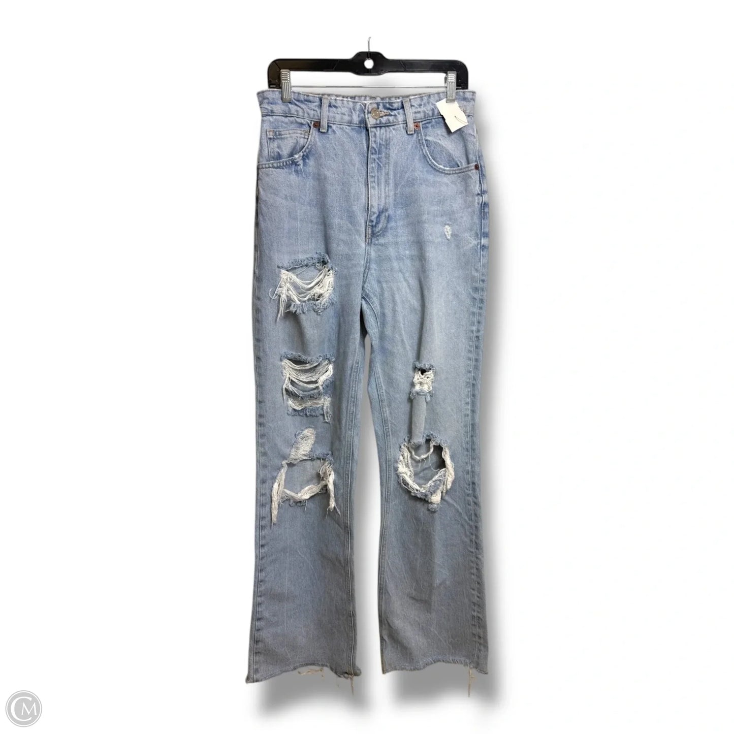 Jeans Boyfriend By Zara In Blue Denim, Size: 8