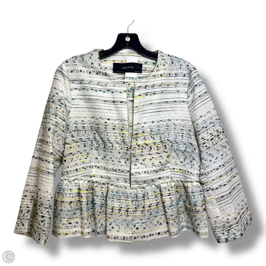 Top Long Sleeve By Zara Basic In Multi-colored, Size: L