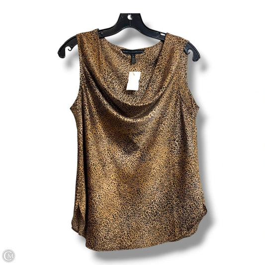 Top Sleeveless By White House Black Market In Animal Print, Size: S