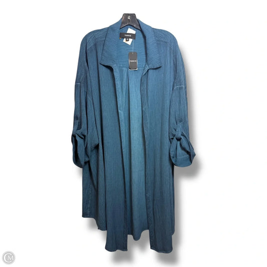 Cardigan By Torrid In Aqua, Size: 4x