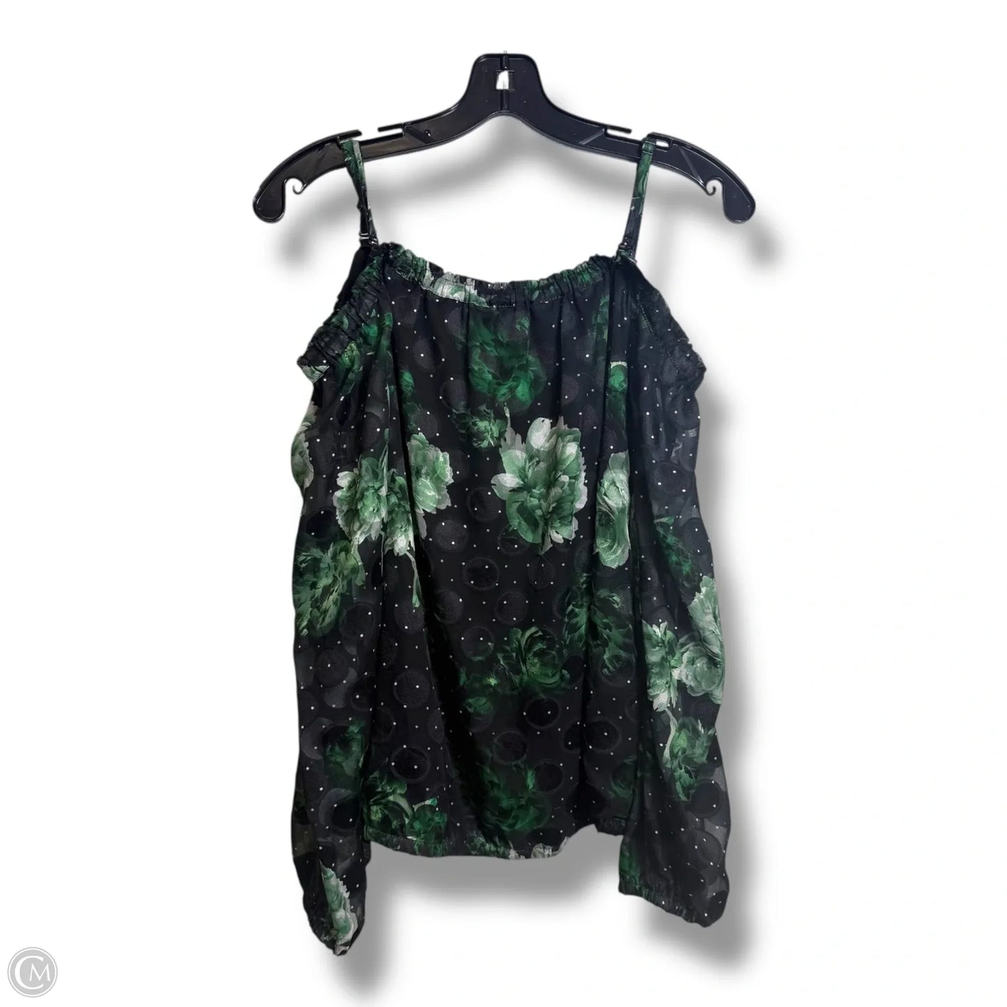 Top Long Sleeve By Inc In Black, Size: M