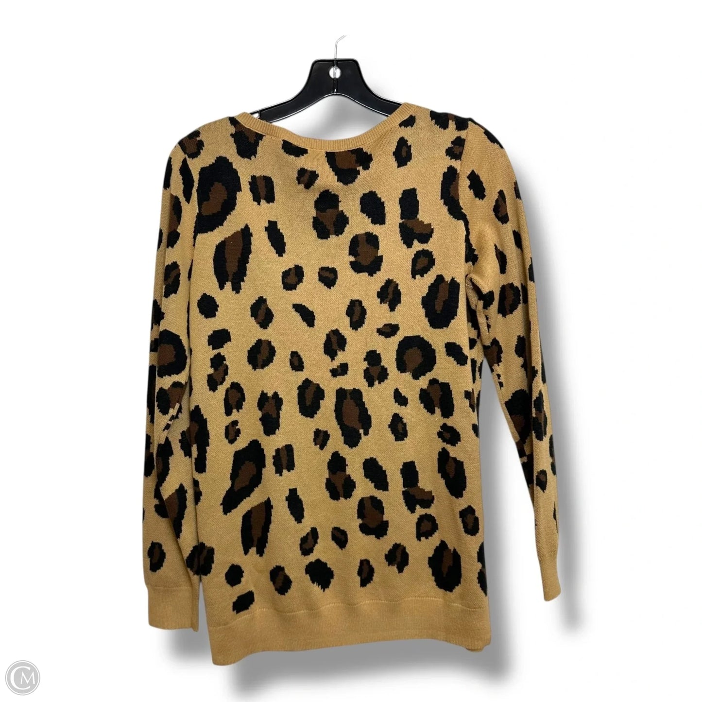 Sweater By Belle By Kim Gravel In Animal Print, Size: S