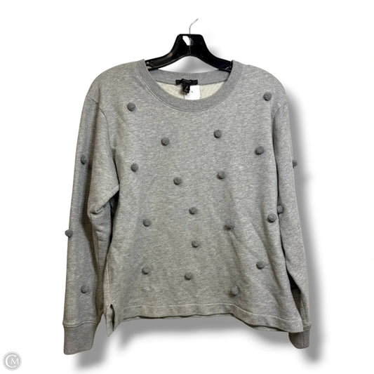 Sweatshirt Crewneck By J. Crew In Grey, Size: S