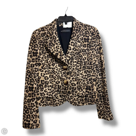 Blazer By Dana Buchman In Animal Print, Size: 8