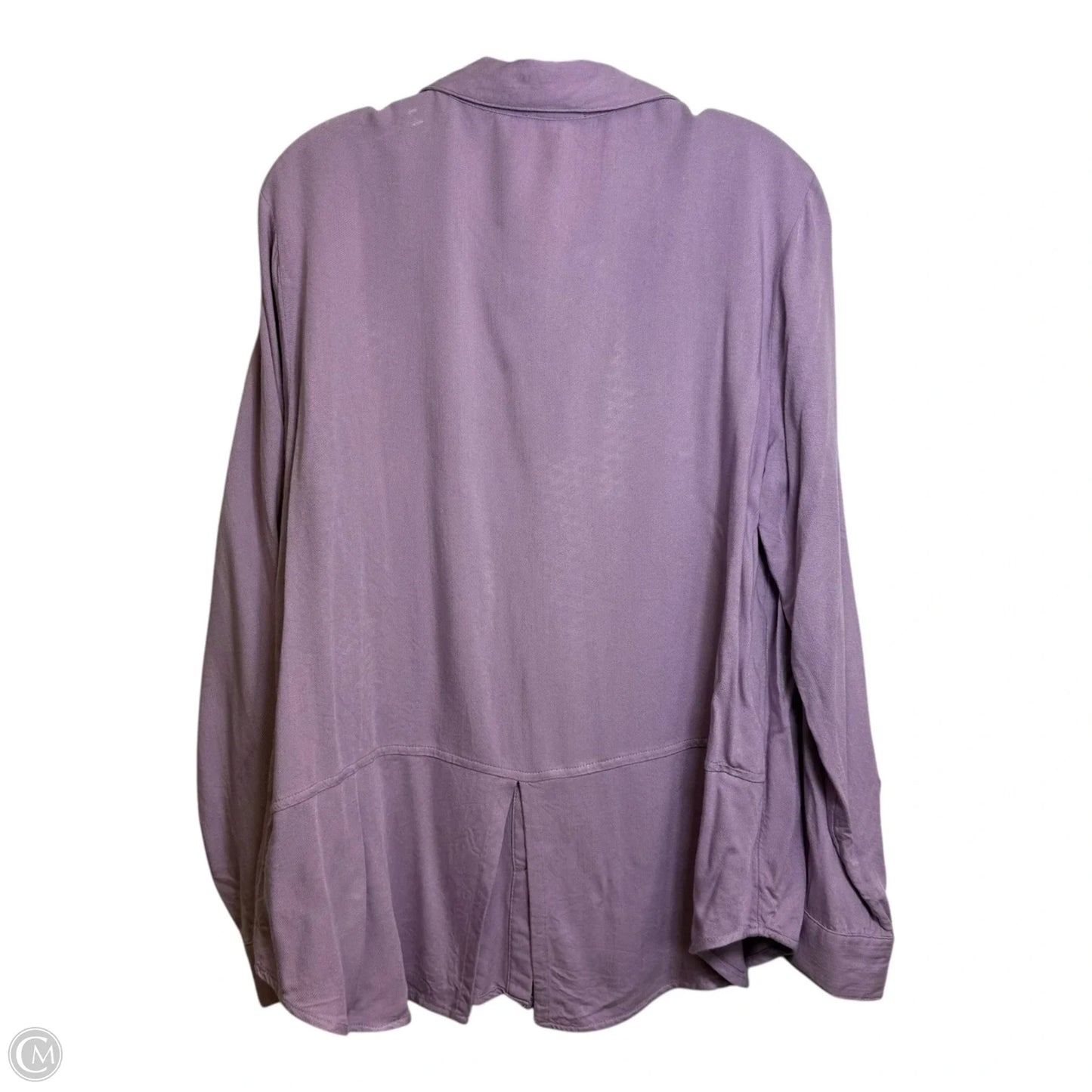 Top Long Sleeve By Beachlunchlounge In Purple, Size: L