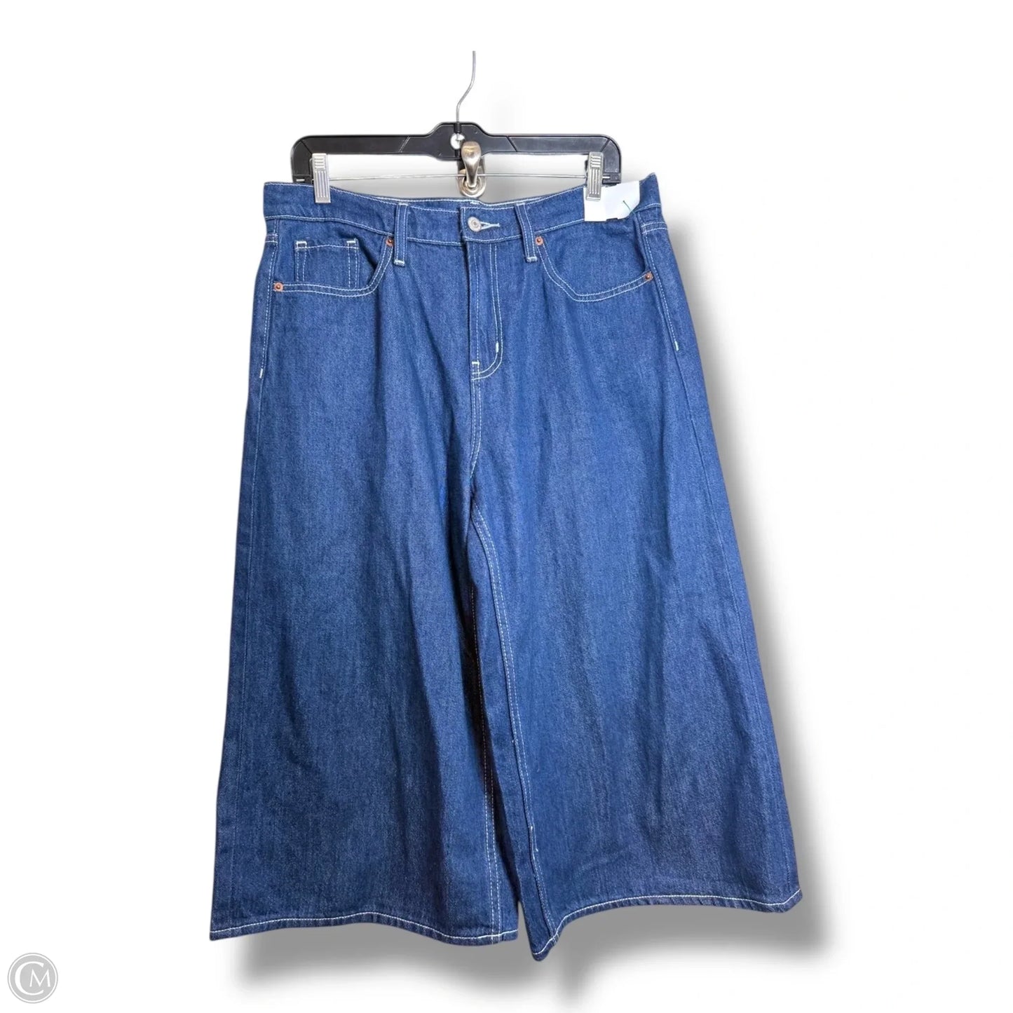 Jeans Cropped By Old Navy In Blue Denim, Size: 10