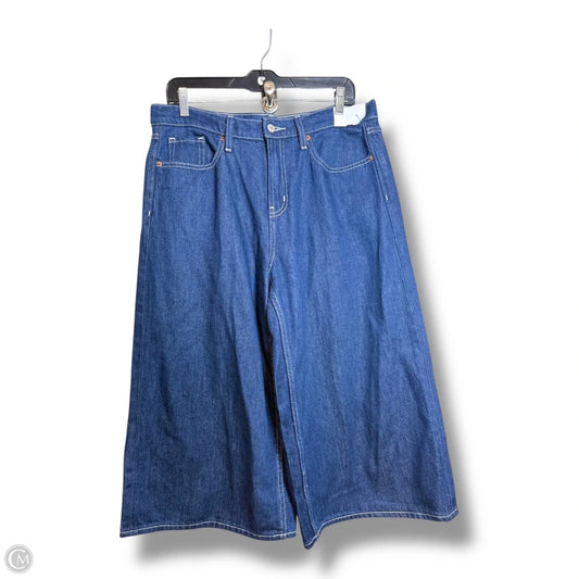 Jeans Cropped By Old Navy In Blue Denim, Size: 10