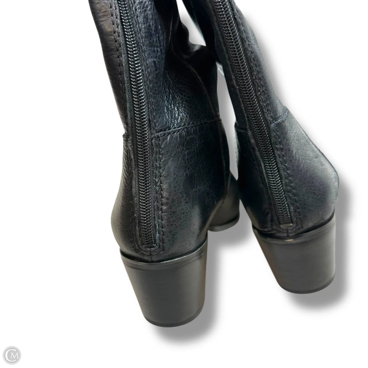 Boots Knee Flats By Franco Sarto In Black, Size: 9.5