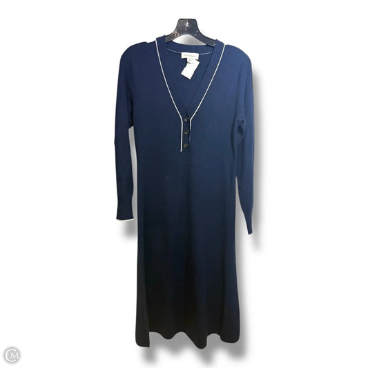 Dress Sweater By Free Assembly In Navy, Size: M