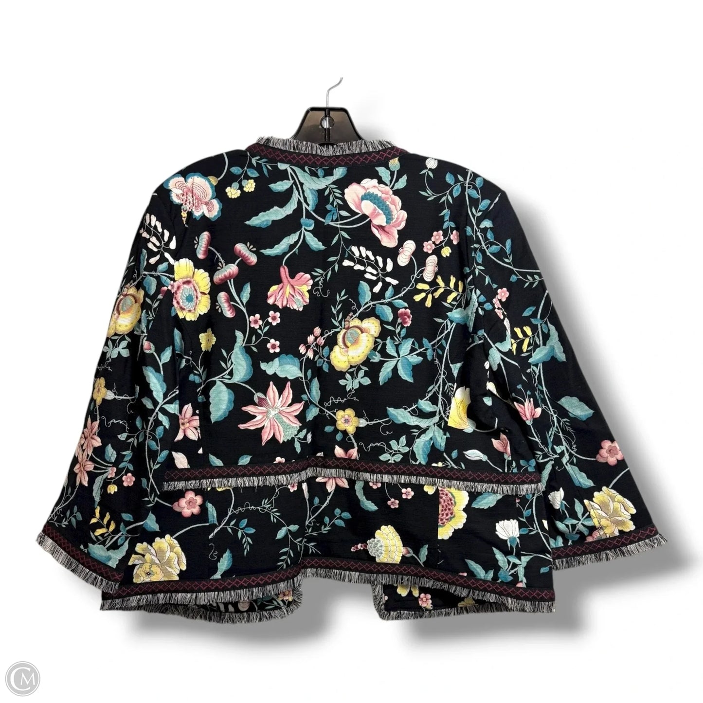 Blazer By Loft In Floral Print, Size: 16