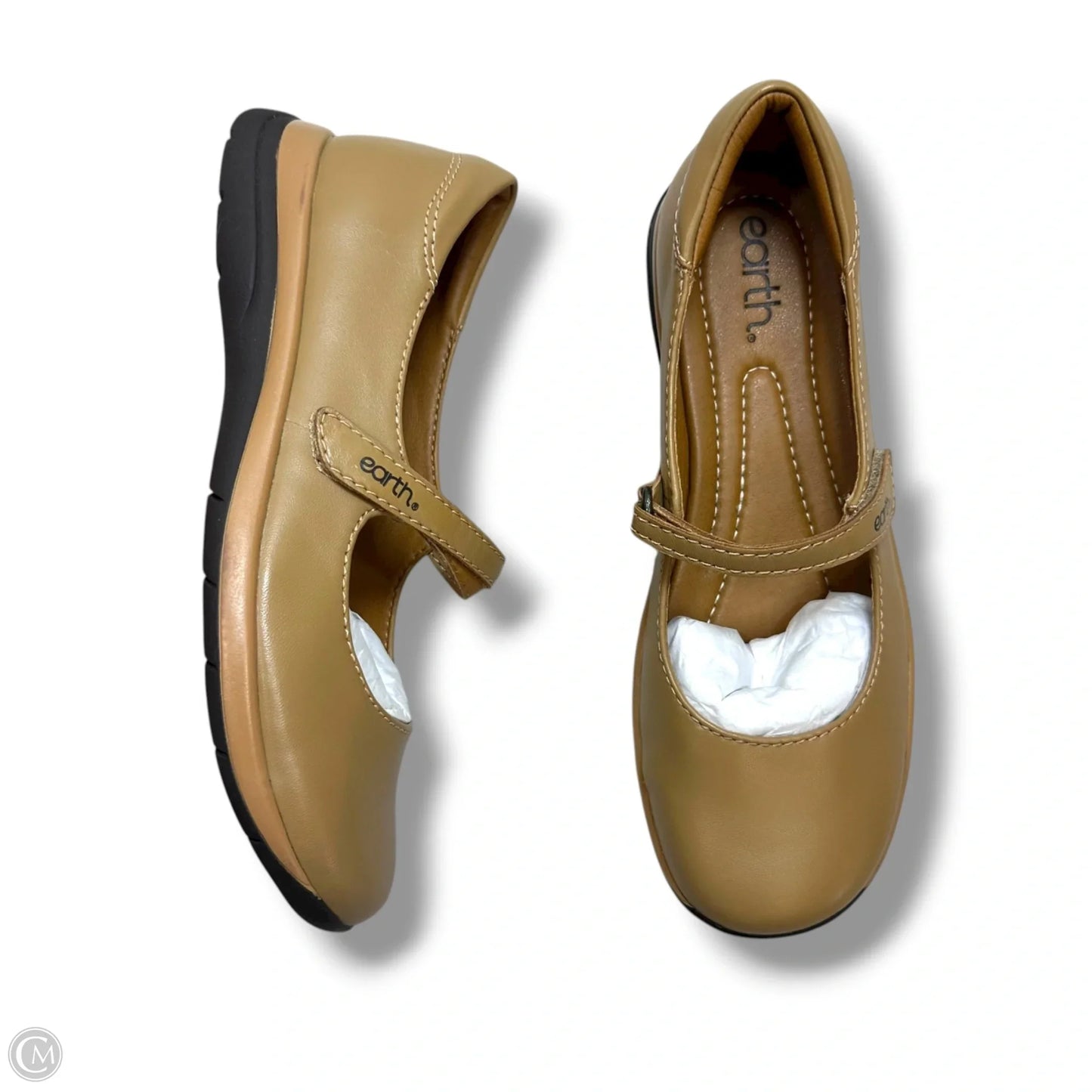 Shoes Flats By Earth In Tan, Size: 9.5