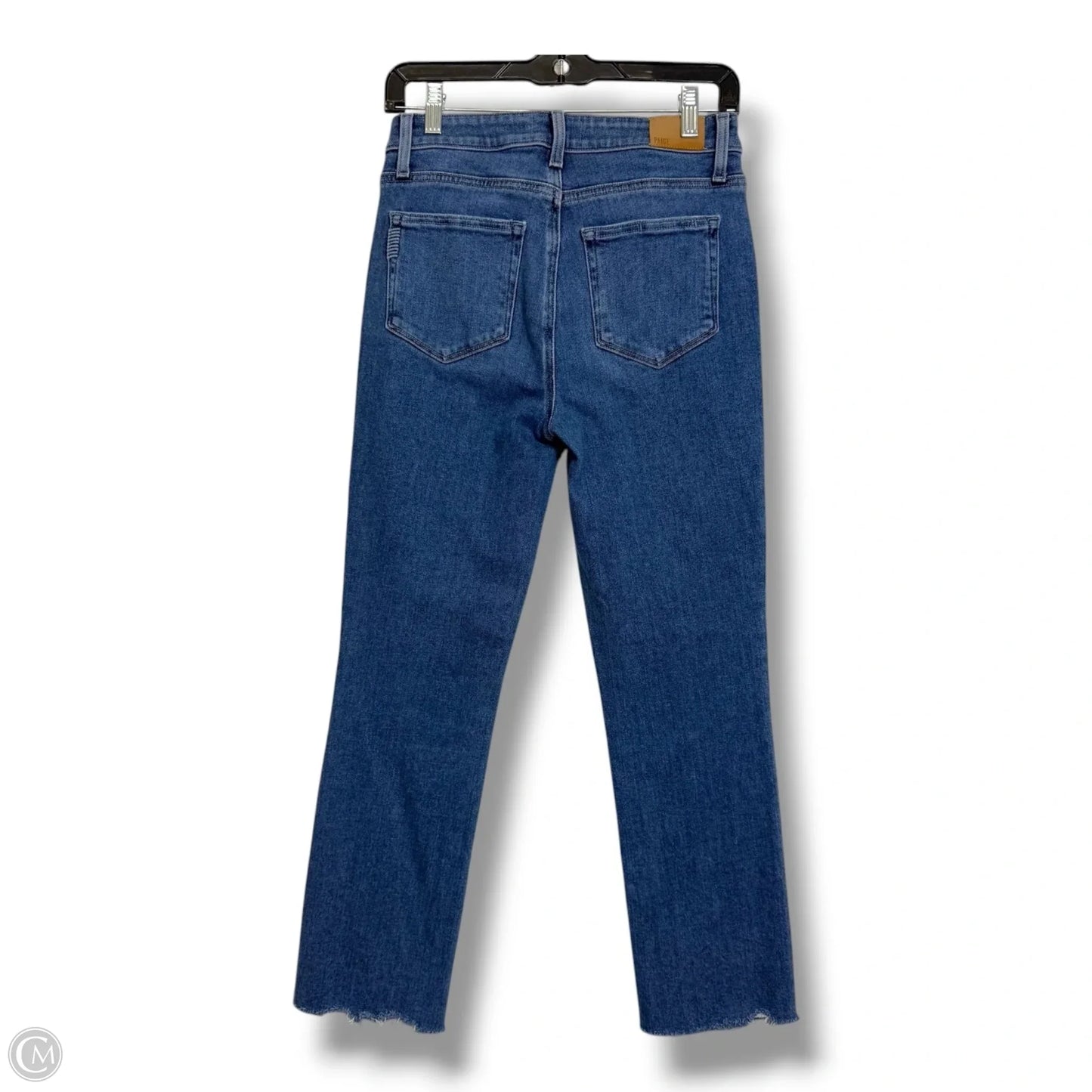 Jeans Straight By Paige In Blue Denim, Size: 6
