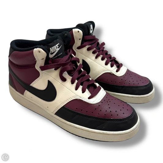 Shoes Sneakers By Nike In Maroon, Size: 7.5/9