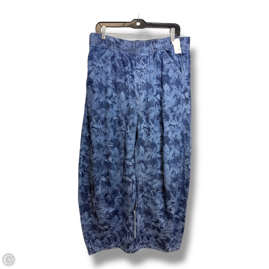 Jeans Wide Leg By Gap In Blue, Size: M