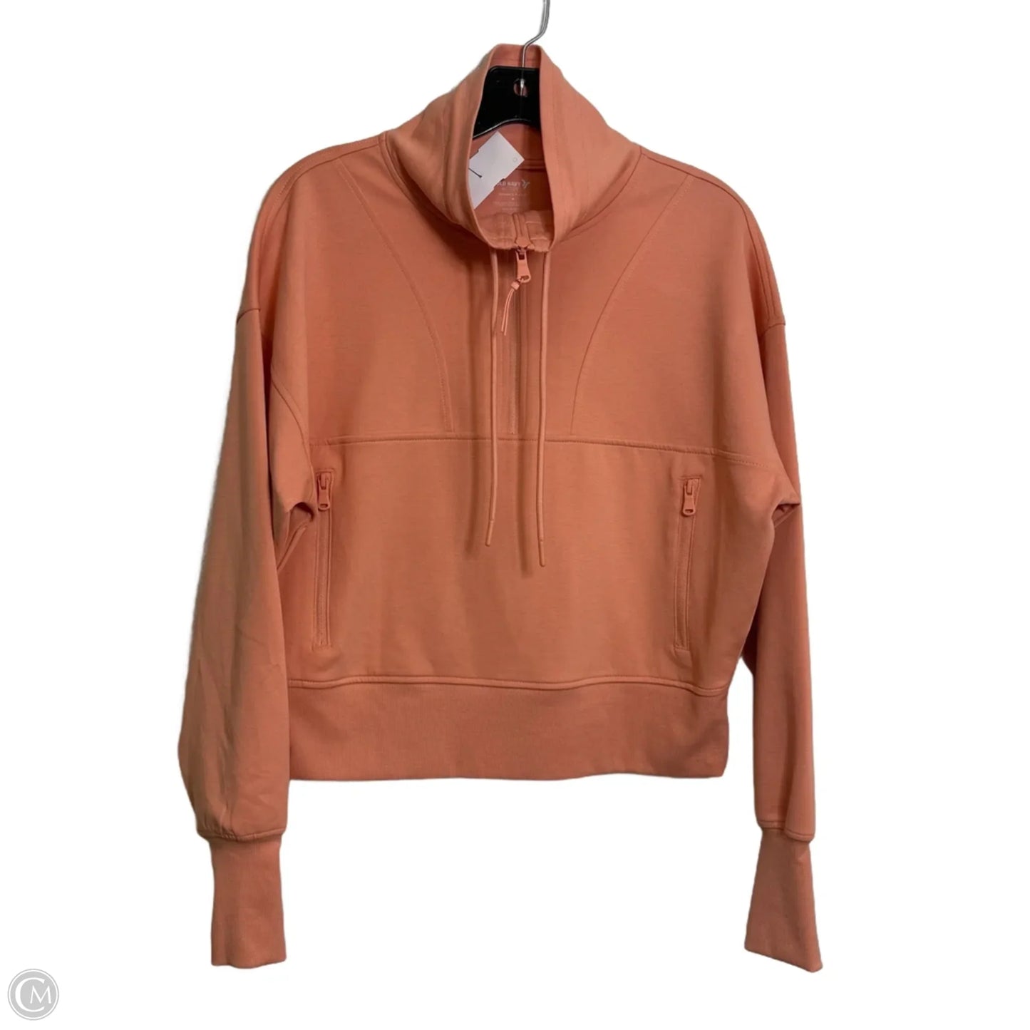 Sweatshirt Collar By Old Navy In Coral, Size: M