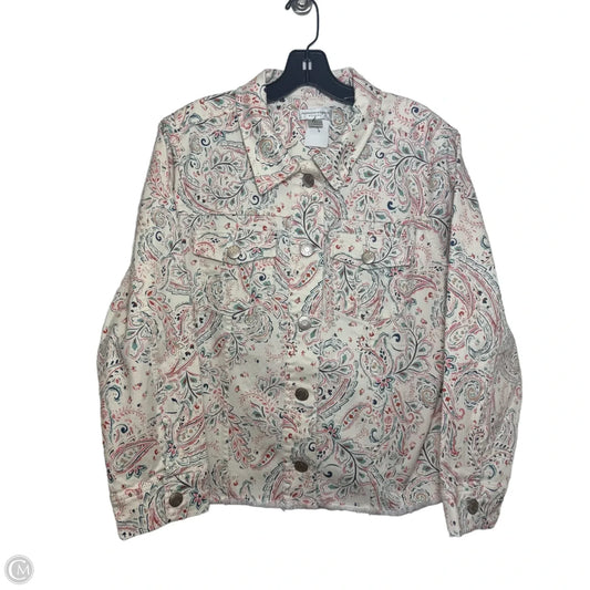 Jacket Denim By Christopher And Banks In Multi-colored, Size: Xl