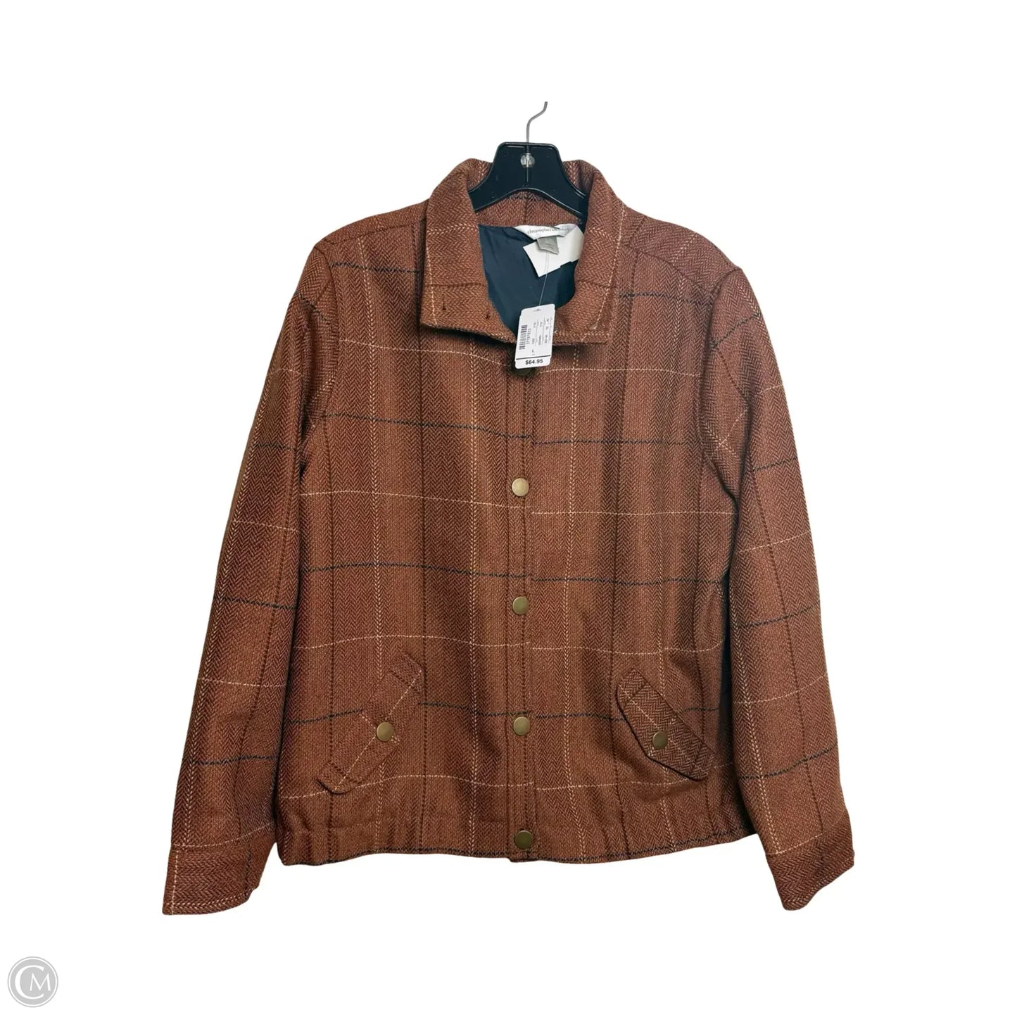 Jacket Other By Christopher And Banks In Bronze, Size: L