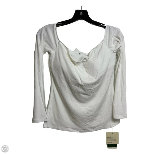 Athletic Top Long Sleeve Crewneck By Halara In White