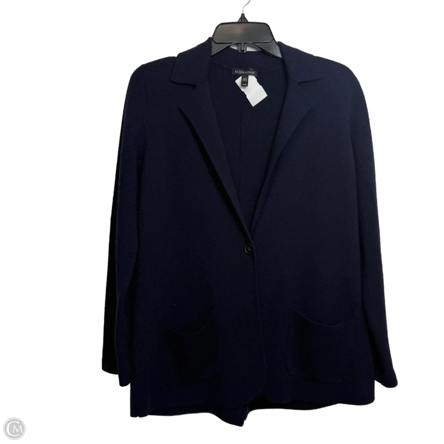 Cardigan By Eileen Fisher In Navy, Size: M
