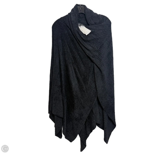 Poncho By Barefoot Dreams In Black, Size: Osfm