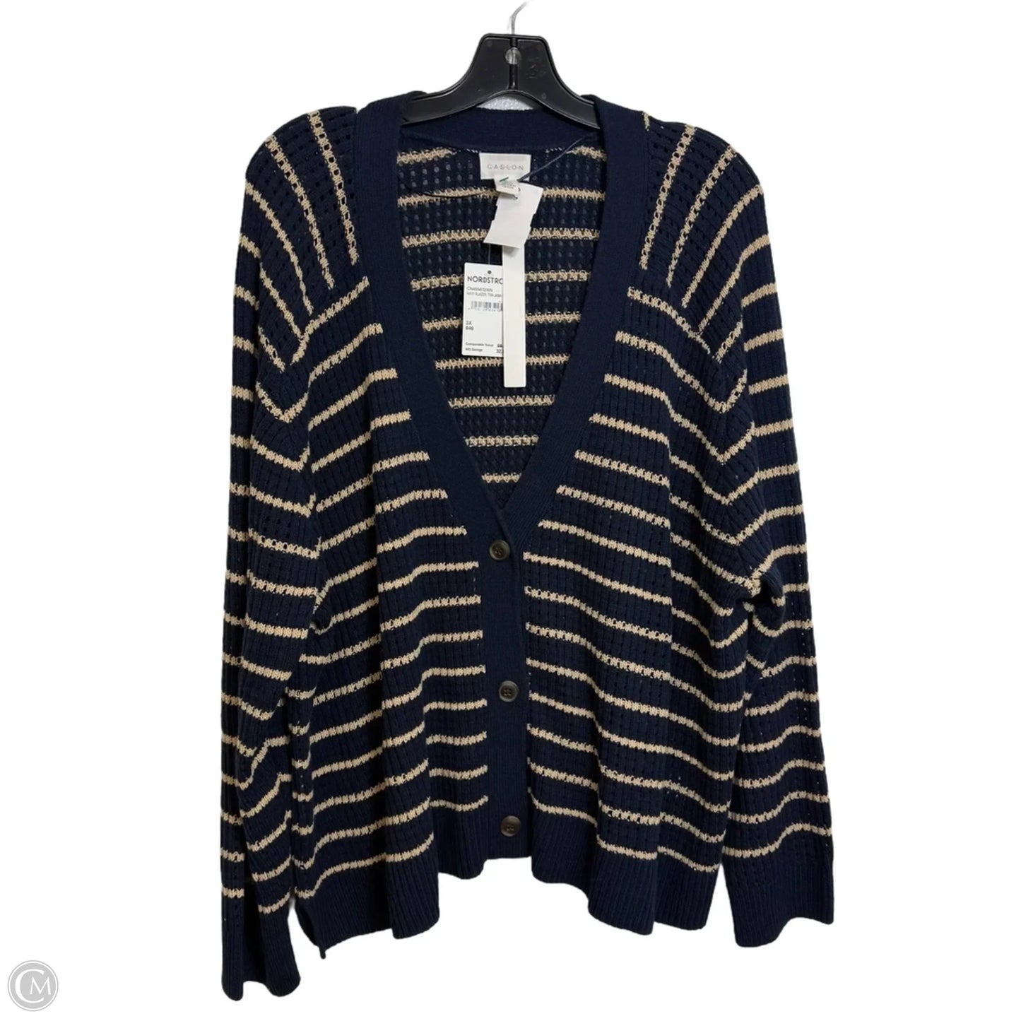 Cardigan By Caslon In Navy, Size: 3x