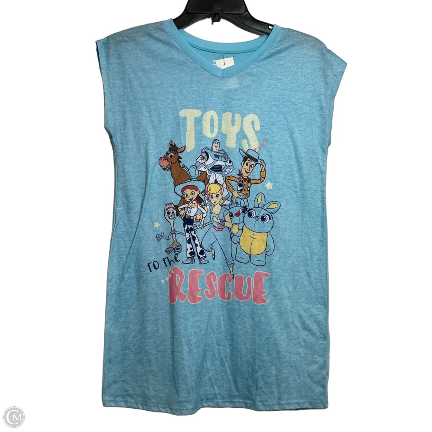 Toy Story Top Sleeveless Basic By Cmf In Blue, Size: 4x