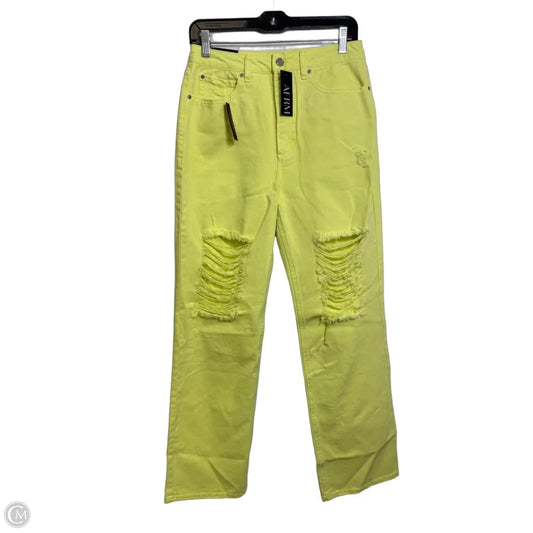 Jeans Flared By Afrm In Yellow, Size: 8