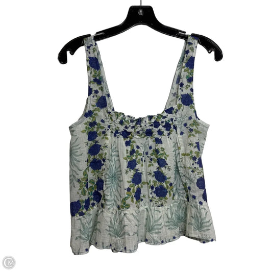 Top Sleeveless By Maeve In Floral Print, Size: Xs