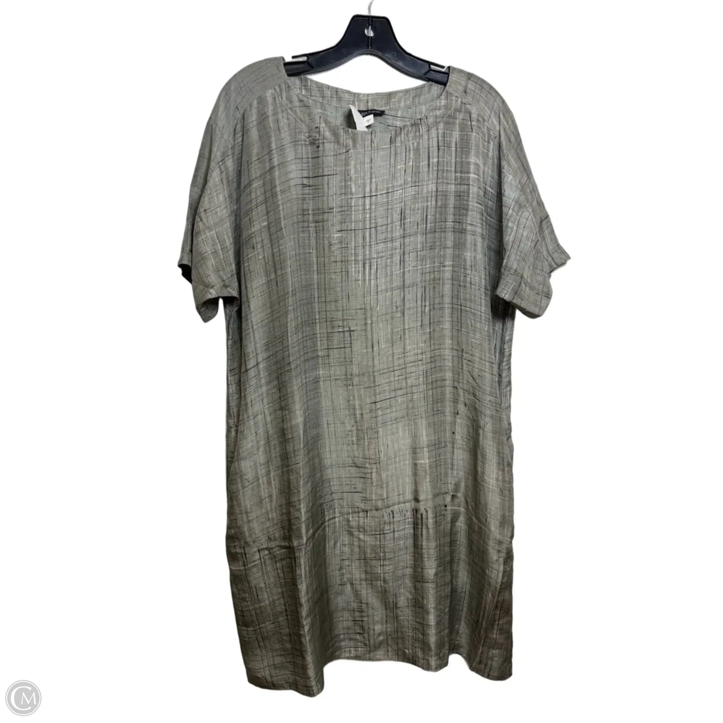 Dress Casual Short By Eileen Fisher In Grey, Size: S