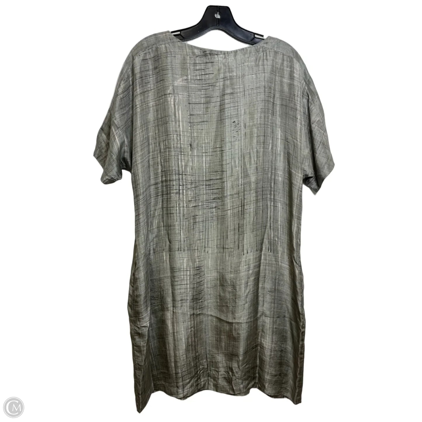 Dress Casual Short By Eileen Fisher In Grey, Size: S