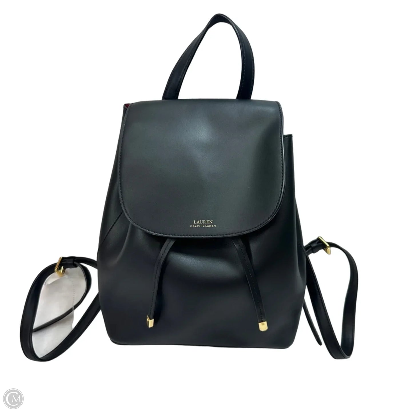Dryden Flap Leather Backpack By Lauren By Ralph Lauren, Size: Small