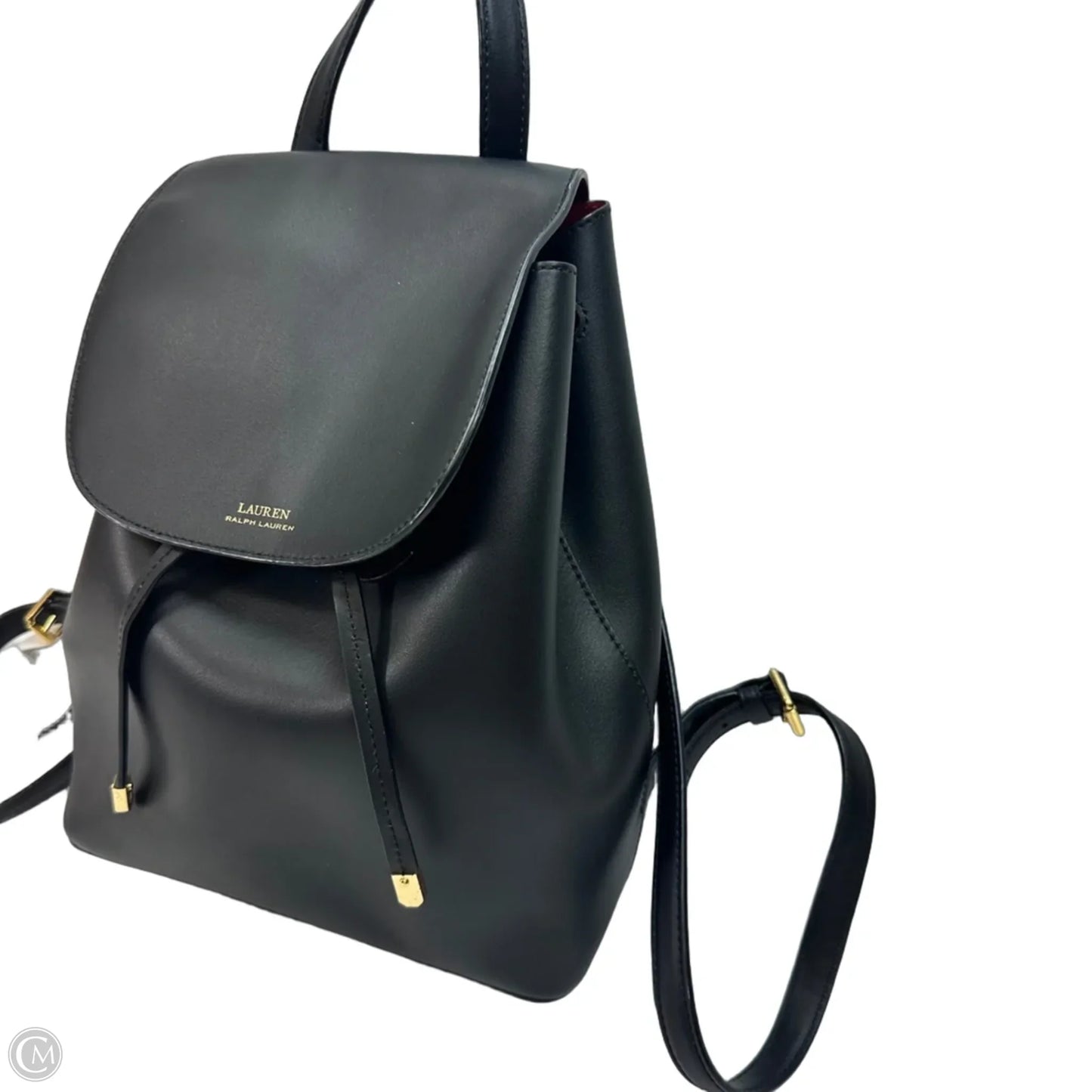 Dryden Flap Leather Backpack By Lauren By Ralph Lauren, Size: Small