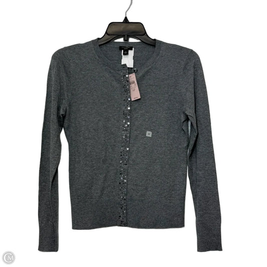 Cardigan By Ann Taylor In Grey, Size: Sp