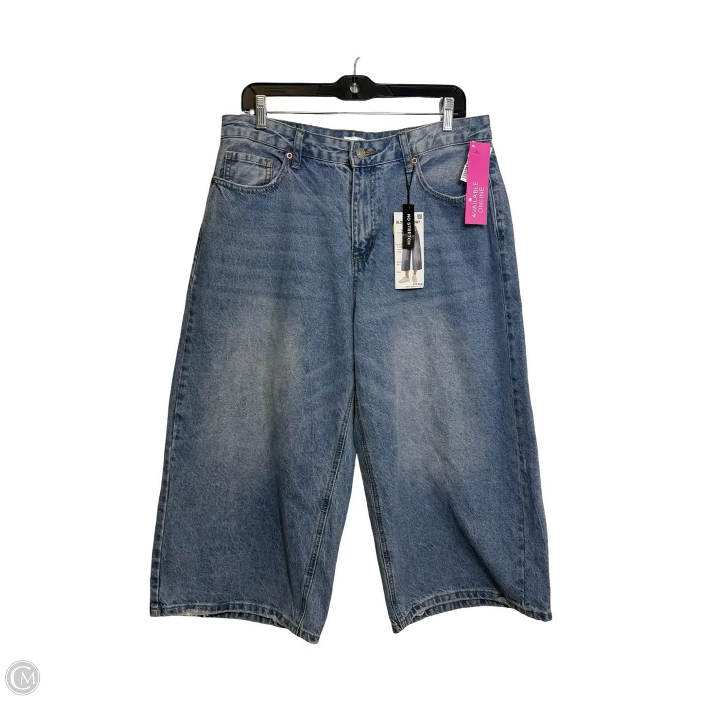 Slouchy jorts By Clothes Mentor In Blue Denim, Size: 10